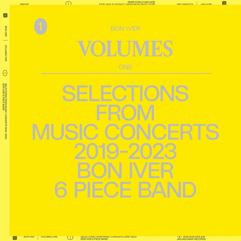 Bon Iver - VOLUMES: ONE "SELECTIONS FROM MUSIC CONCERTS 2019-2023 BON IVER 6 PIECE BAND"