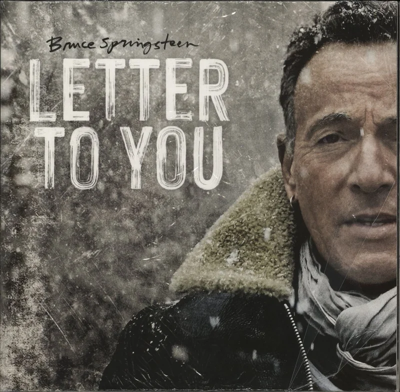Bruce Springsteen Letter To You - Black & White Splatter Vinyl Etched - Shrink UK 2-LP vinyl set