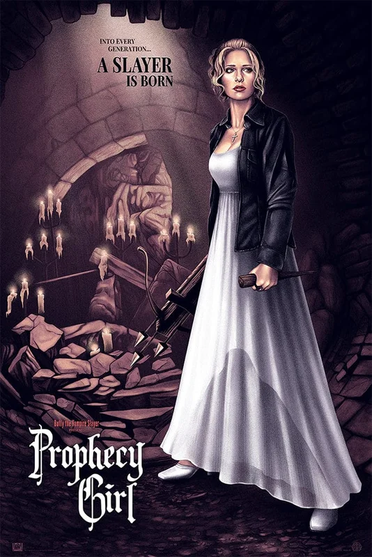 Buffy The Vampire Slayer: Prophecy Girl Screenprinted Poster