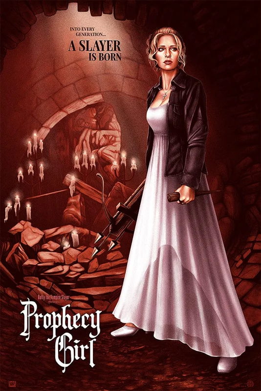 Buffy The Vampire Slayer: Prophecy Girl Variant Screenprinted Poster