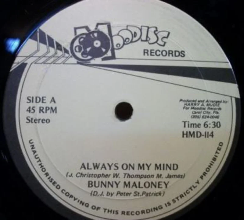 Bunny Maloney-Always On My Mind / Easy Loving 12" Single