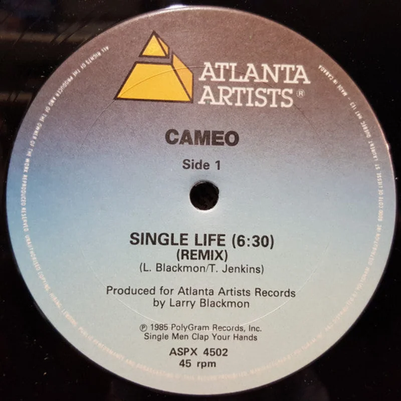 Cameo-Single Life (Remix) / She's Strange (Room 123 - Rap Version) 12" Single