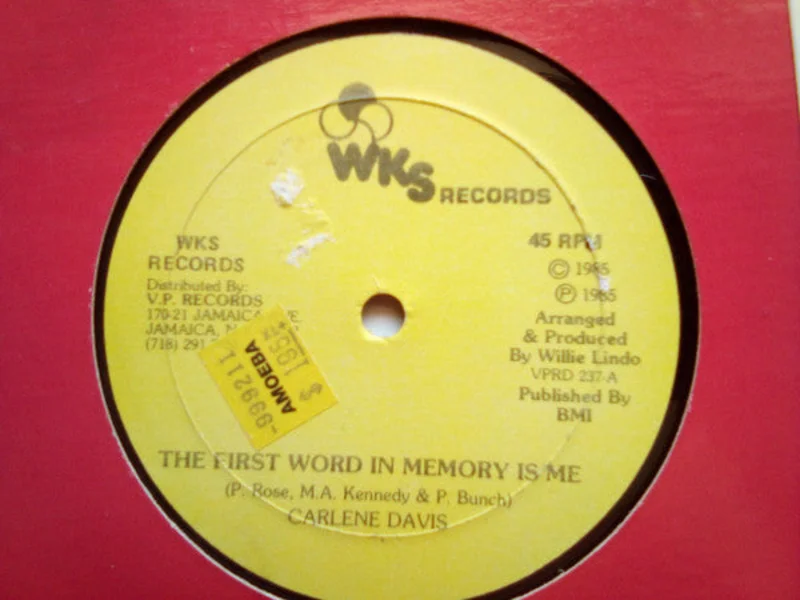 Carlene Davis-The First Word In Memory Is Me 12" Single