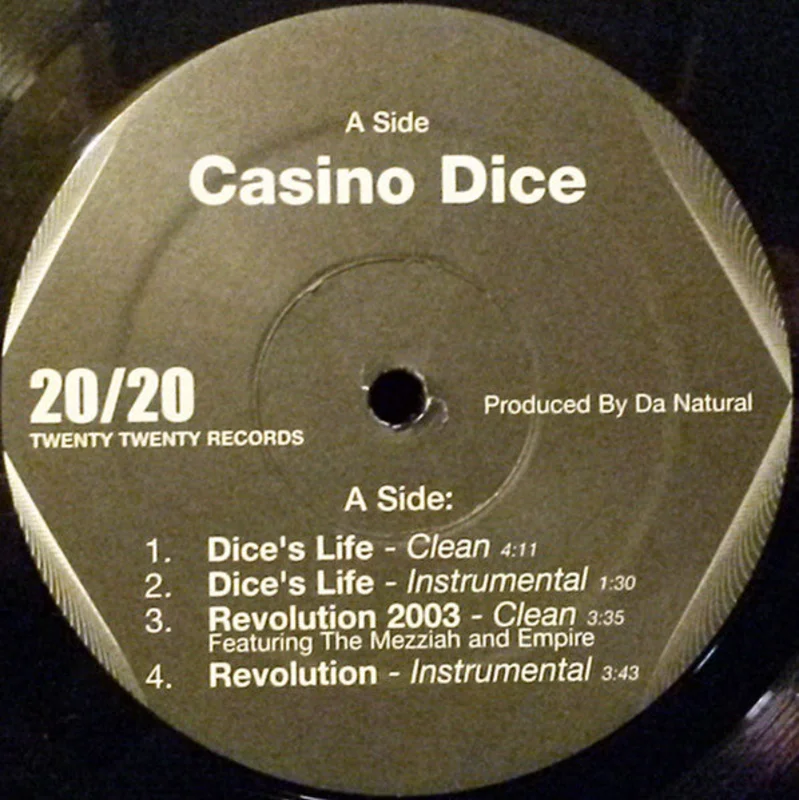 Casino Dice-Dice's Life / Wish  12" Single