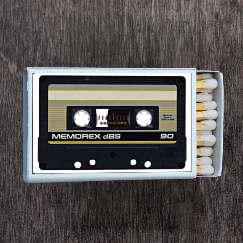 Cassette Vintage Matchbook