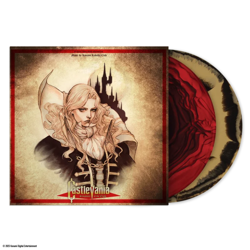 Castlevania: Symphony of the Night Original Video Game Soundtrack 2XLP Alucard Cloak