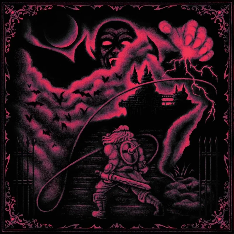 Castlevania: The Adventure ReBirth - Original Video Game Soundtrack LP Mondo Exclusive Mondo Exclusive Red/Black Color-in-Color