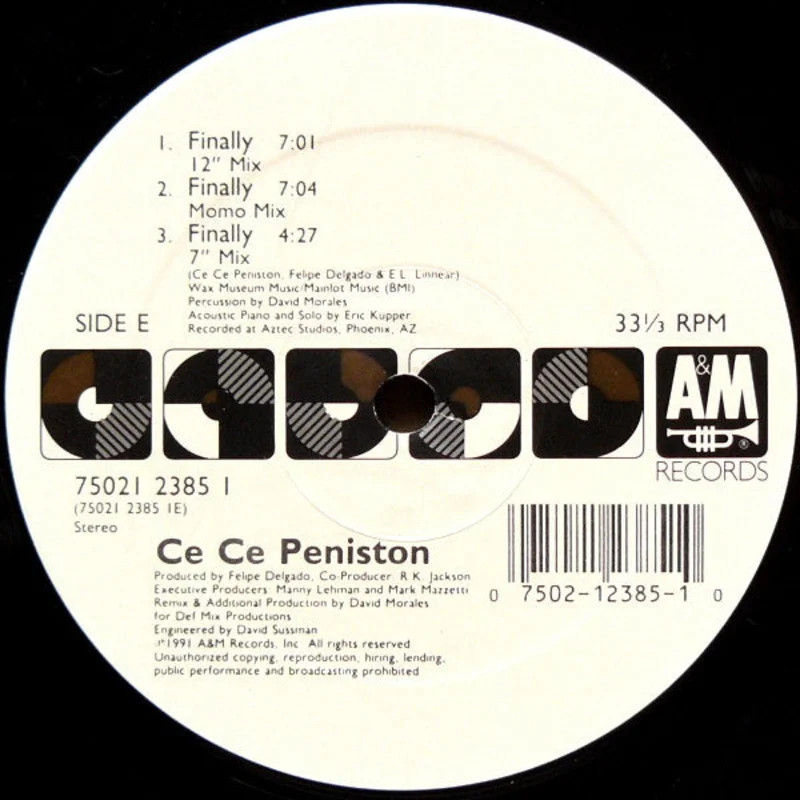 Ce Ce Peniston-Finally 12" Single
