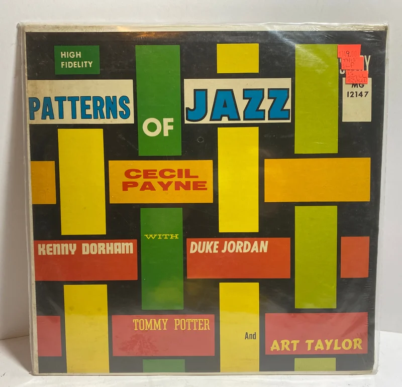Cecil Payne-Patterns of Jazz-Og 1959 (Sealed)
