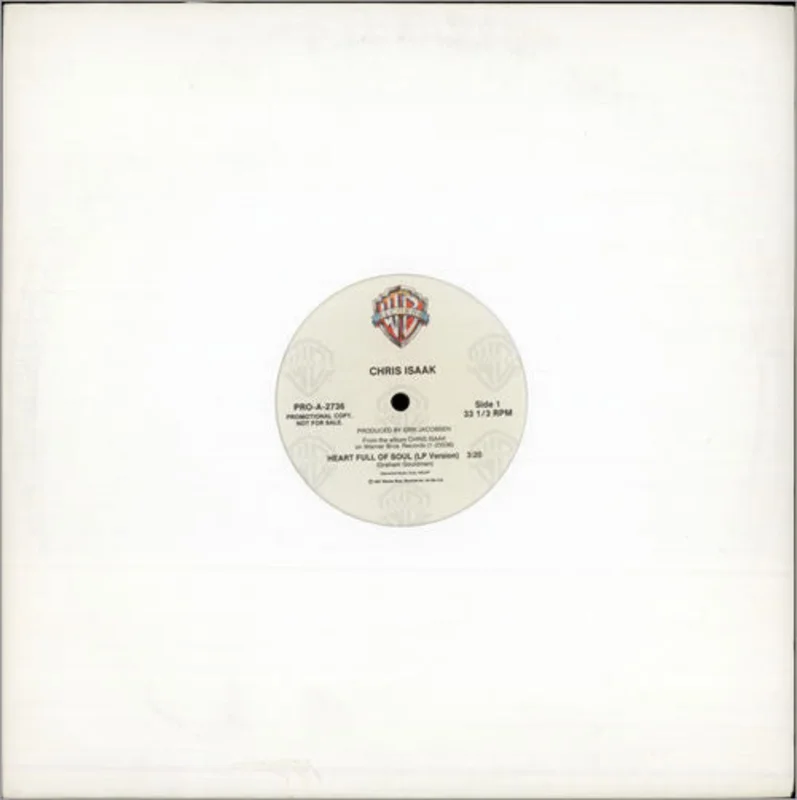 Chris Isaak-Heart Full Of Soul 12" Single