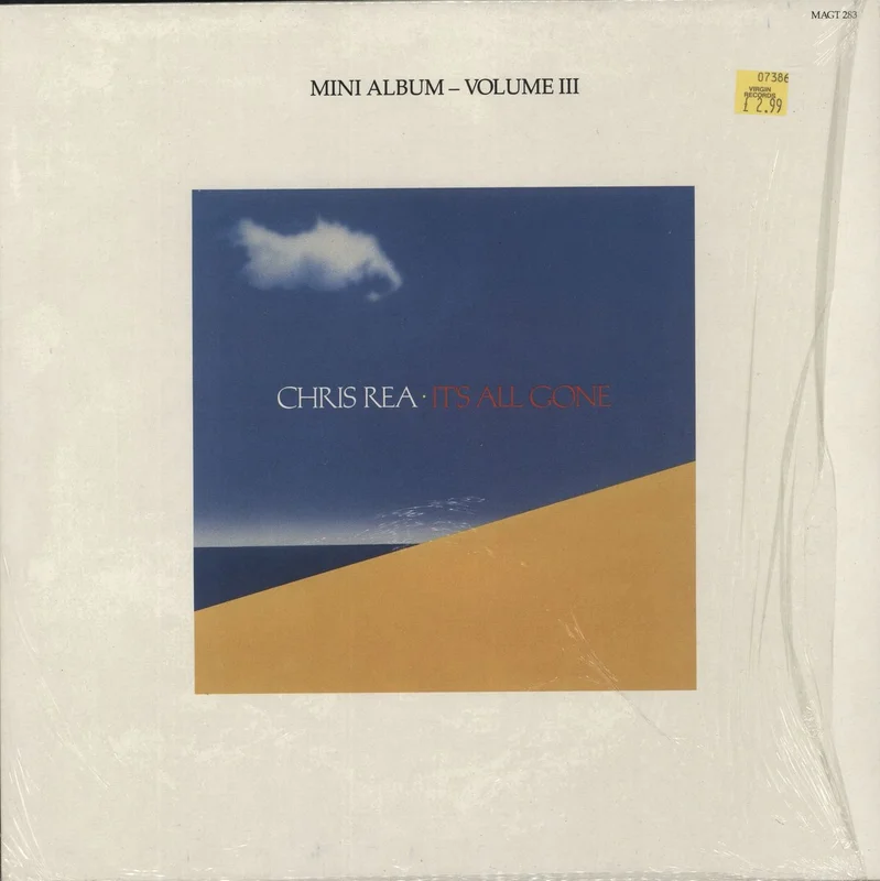 Chris Rea It's All Gone - Shrink UK Vinyl LP