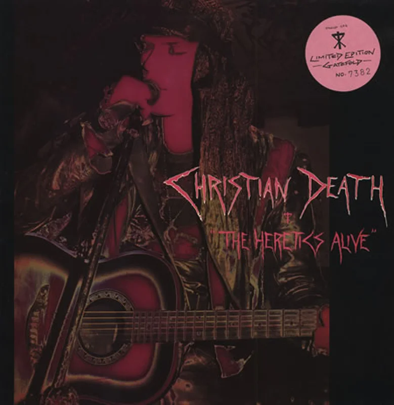 Christian Death The Heretics Alive UK Vinyl LP