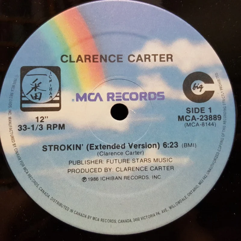 Clarence Carter-Strokin' (Extended Version) 12" Single
