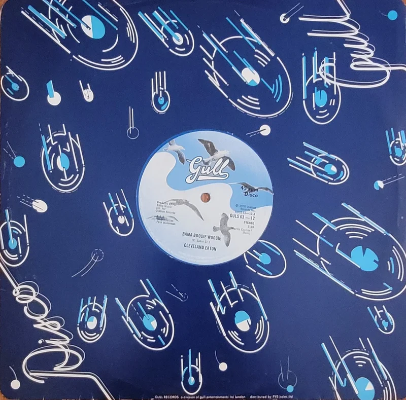 Cleveland Eaton - Bama Boogie Woogie 12" Single (Blue Opaque)