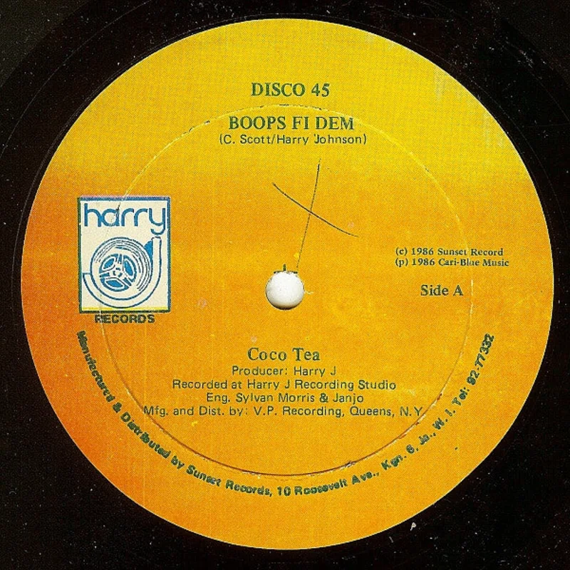 Cocoa Tea-Boops Fi Dem / See Boops Deh 12" Single