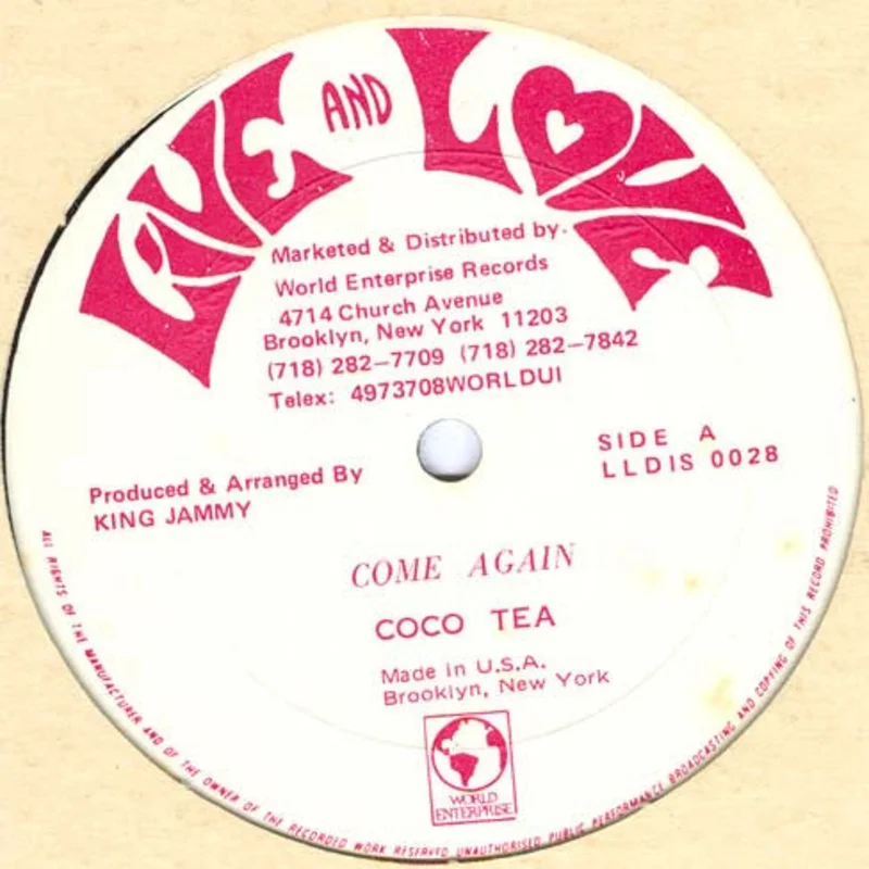 Cocoa Tea-Come Again 12" Single