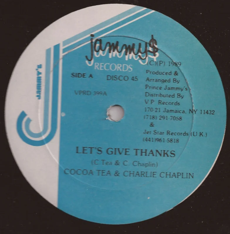 Cocoa Tea-Let's Give Thanks 12" Single