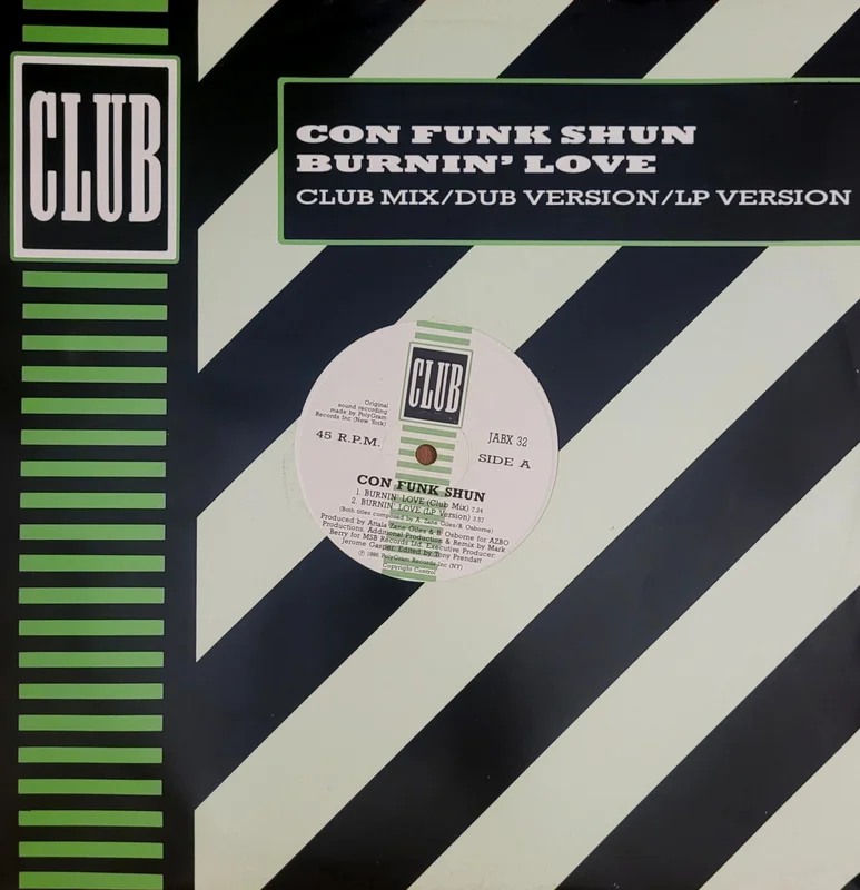 Con Funk Shun - Burnin Love 12" Single