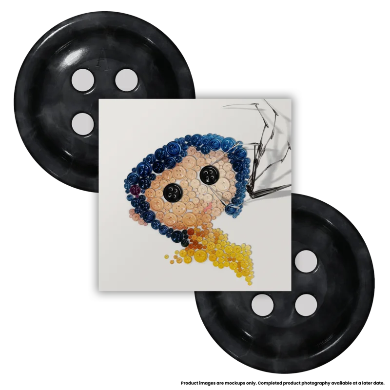 Coraline Vinyl - Black Button (NO OBI)