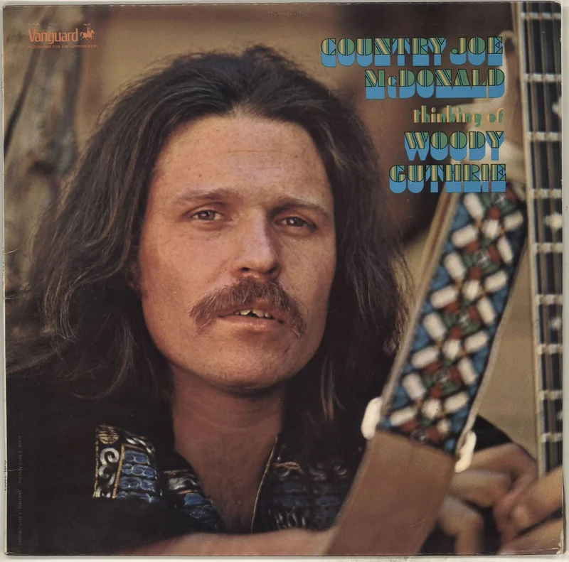 Country Joe McDonald Thinking Of Woody Guthrie UK Vinyl LP