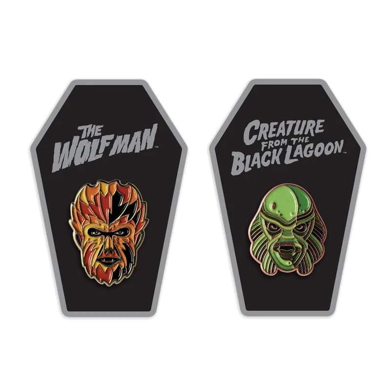 Creature + Wolf Man Pin Set