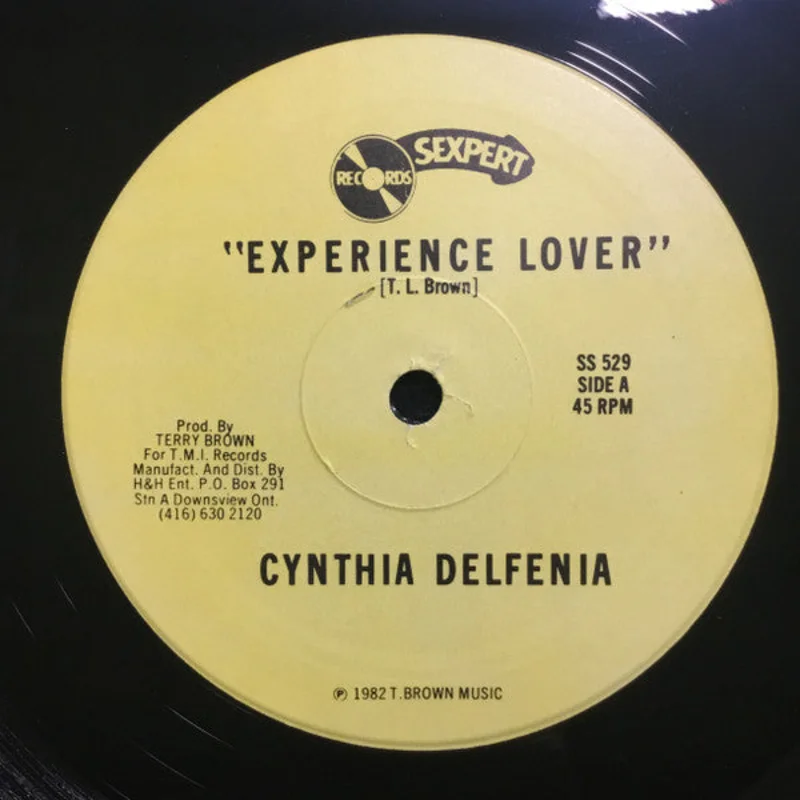 Cynthia Delfenia-Experience Lover / Bubble Under Me 12" Single