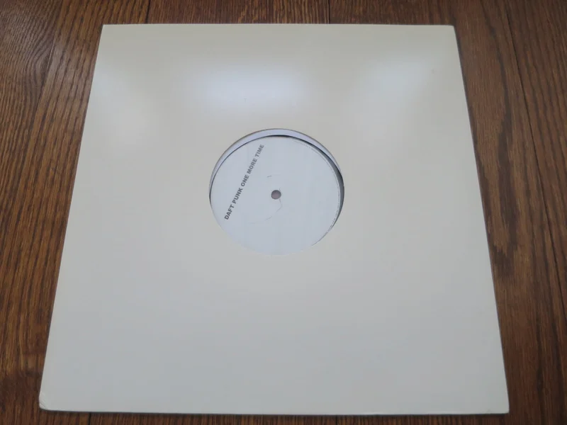 Daft Punk - One More Time one-sided White Label Promo