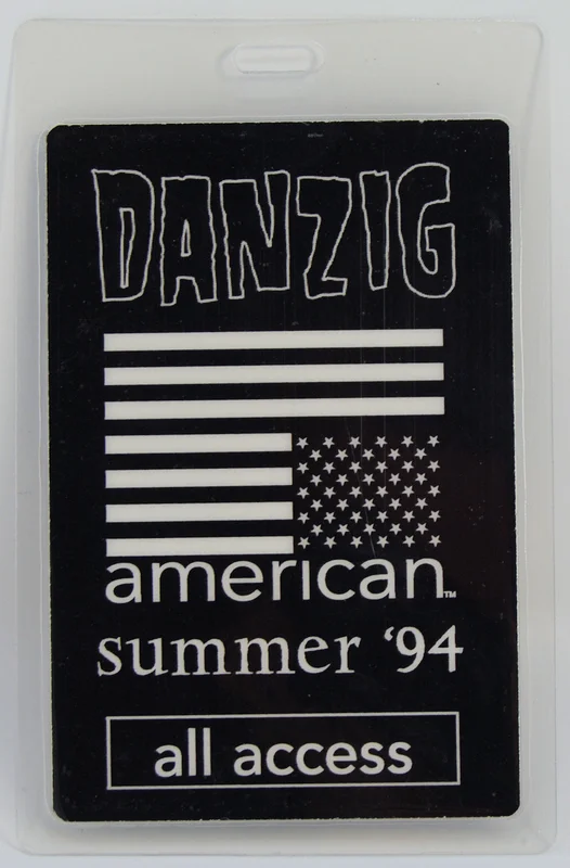 Danzig - 1994 Backstage Pass Laminate