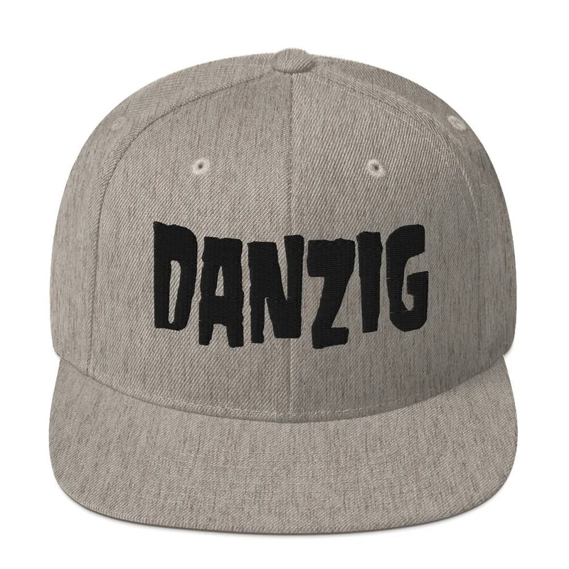Danzig - Logo Snapback Hat Heather Grey