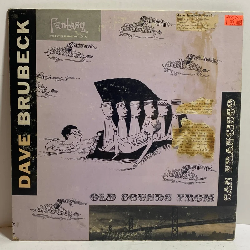 Dave Brubeck-Old Sounds From San Francisco (LP, 10 Inch Violet Translucent) Fantasy 3-16 1955