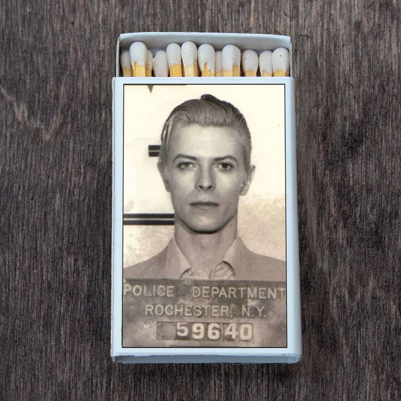 David Bowie - Mugshot Matchbook