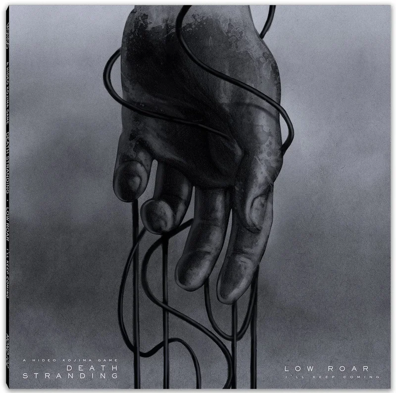 Death Stranding 12" Single Clear with Heavy Black Splatter
