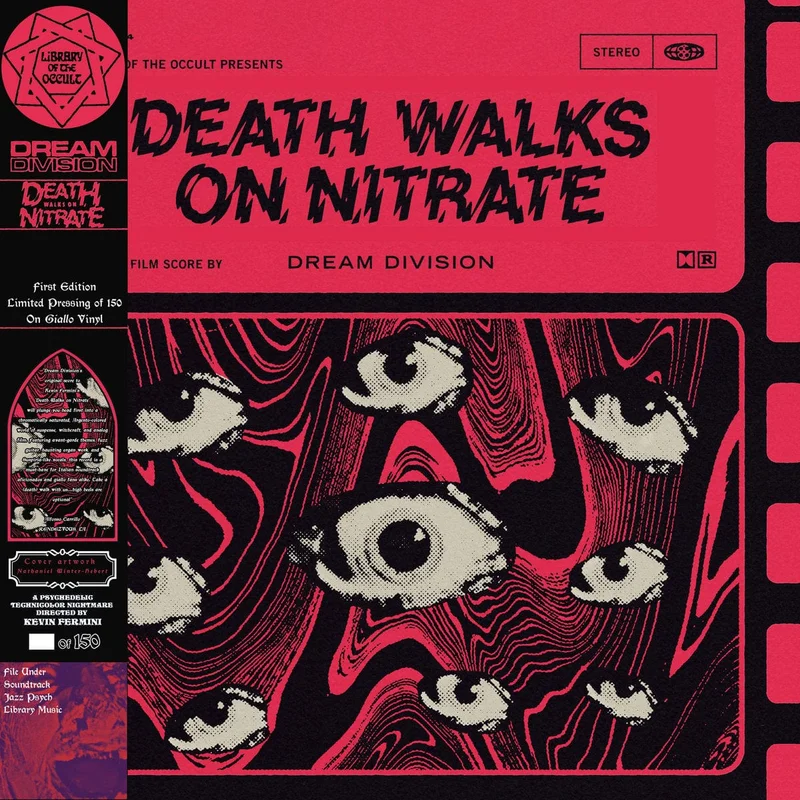 Death Walks on Nitrate - Original Motion Picture Soundtrack LP Witch Blood Marbled Red Vinyl