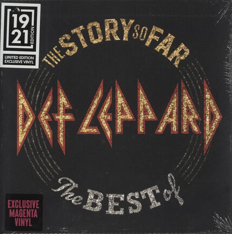 Def Leppard The Story So Far: The Best Of - Magenta Vinyl - Sealed UK 2-LP vinyl set
