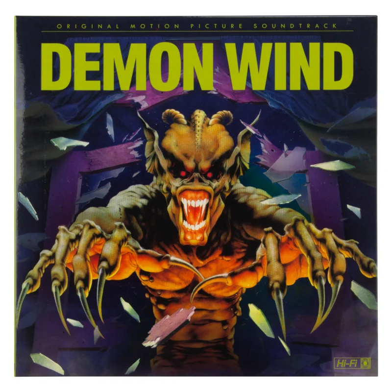 Demon Wind - Original Motion Picture Soundtrack LP Mondo Exclusive Mondo Exclusive Dayglow Yellow Vinyl