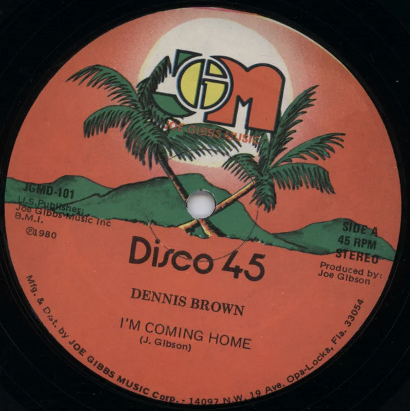 Dennis Brown-I'm Coming Home 12" Single