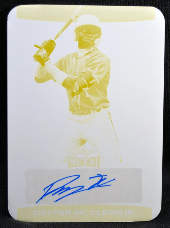 Dexter McCleon Jr - 2025 Leaf Metal Autograph Plate #'d 1/1