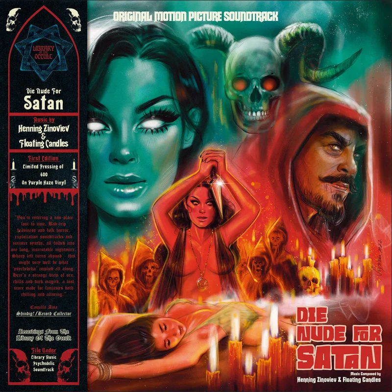 Die Nude For Satan - Original Motion Picture Soundtrack LP Purple Haze Marble Vinyl
