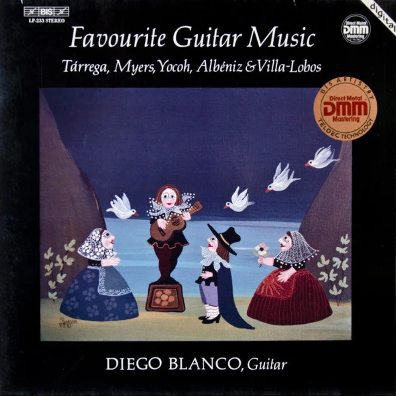 Diego Blanco -Favourite Guitar Music- Tarrega, Myers, Yocoh, Albeniz & Villa-Lobos LP