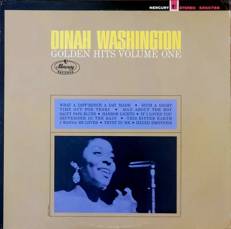Dinah Washington - Golden Hits Volume One Lp