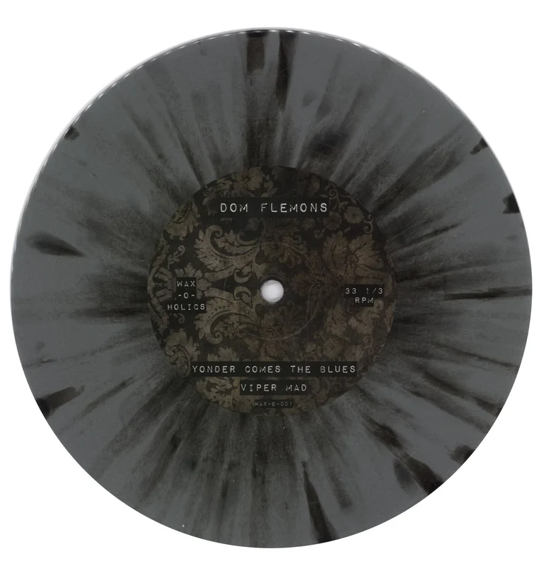 Dom Flemons The American Songster - Silver & Black Splatter Vinyl US 7" vinyl