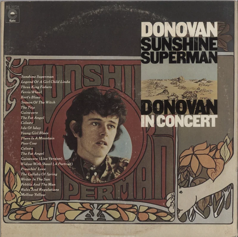 Donovan Sunshine Superman US 2-LP vinyl set