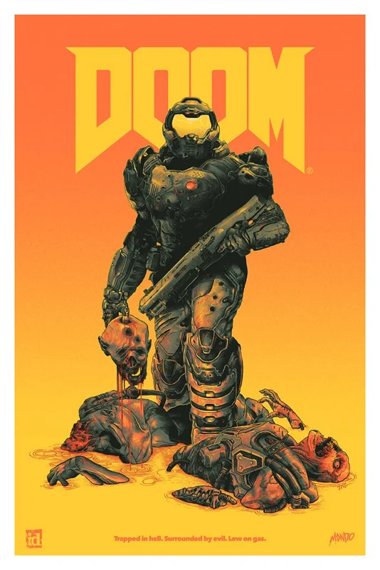 Doom (Lava Variant) Poster