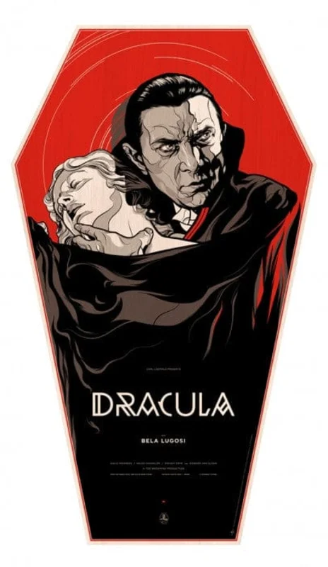 Dracula Wood Coffin Variant