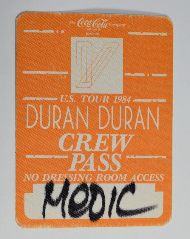 Duran Duran - 1984 Backstage Pass