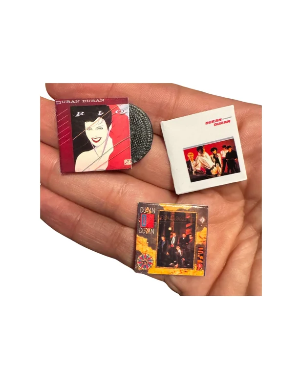 Duran Duran Miniature 1:12 Scale Vinyl Dollhouse Decor