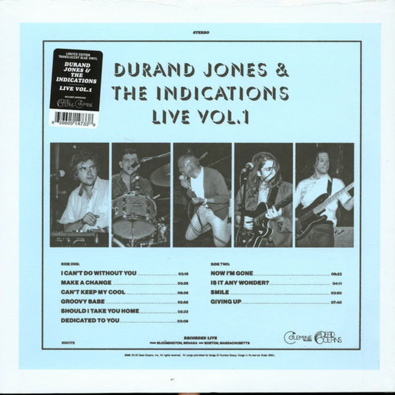 Durand Jones & The Indications | Live Vol. 1 (New)