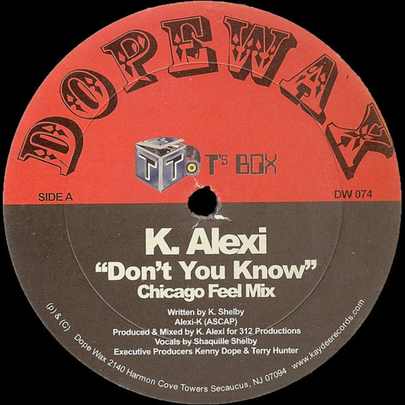 DW-074 K-Alexis-Don't Know DW-074 K-Alexis-Don't Know (Black Vinyl)