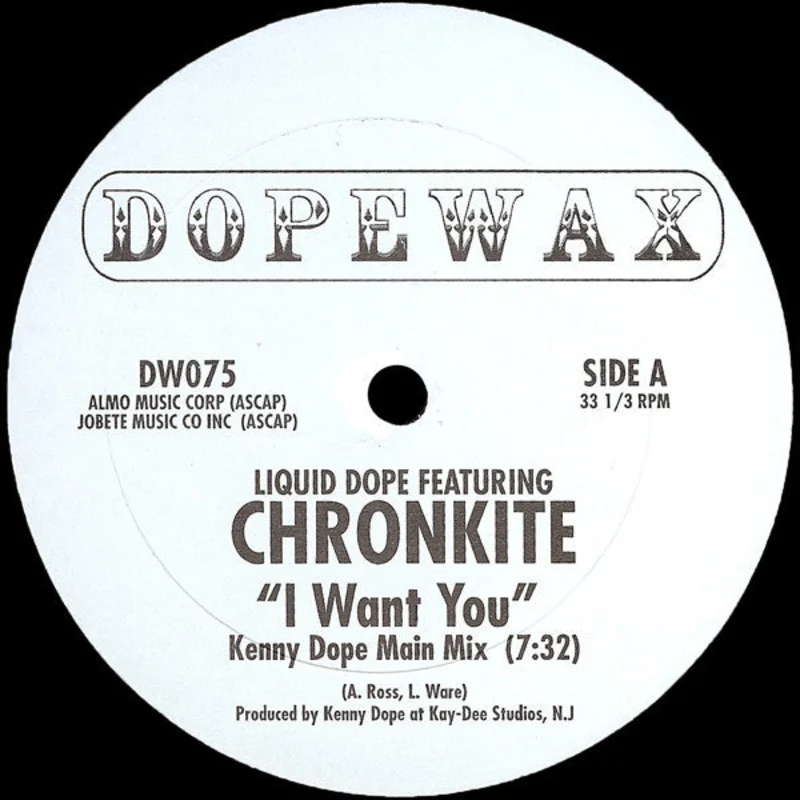 DW-075 Liquid Dope Feat Chronkite-I Want You DW-075 Liquid Dope Feat Chronkite-I Want You (Black Vinyl)