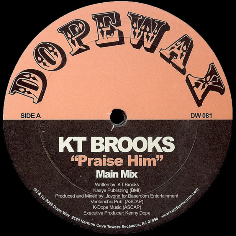 DW-081 KT Brooks-Praise Him (Original) DW-081 KT Brooks-Praise Him (Original) (Black Vinyl)